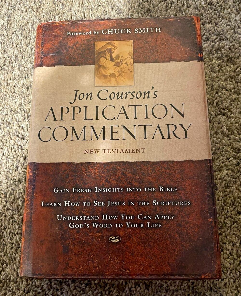 Jon Courson Application Commentary New Testament HC Dust Jacket 2003 Religious